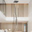 Keysha 8 - Light Rectangle LED Dimmable Pendant Long Staircase Chandelier