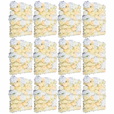Arrangement de panneau mural fleur artificielle