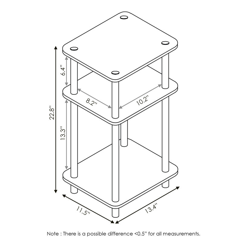 Side Table Set, Americano