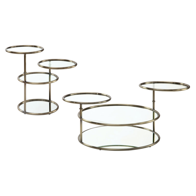 Ensemble de tables basses 2 pièces Blandain