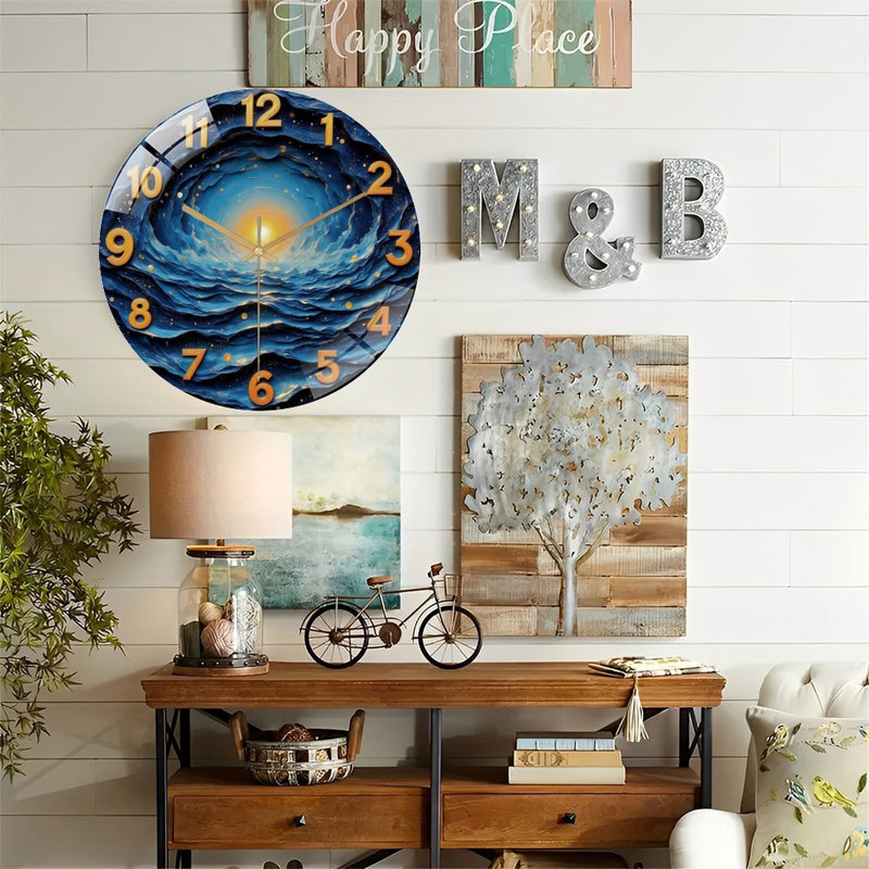 Horloge murale 12 po