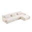 107" L-Shaped Sectional, No Assembly Required-1022241733