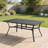 Rectangular Indoor/Outdoor Dining Table, Black