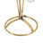 34.6'' H Iron Tabletop Candelabra