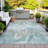 Machine Washable Indoor/Outdoor Xhevrie Sky Rug-112127400