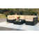 Emilienne Wicker 6 - Person Modular Patio Conversation Sets with Cushions