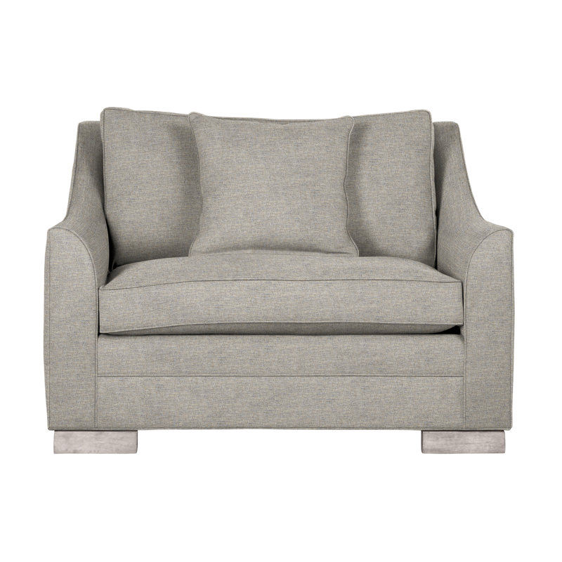 Chaise et demi 50,5 po Nicholas, Tempête Impala, Gris tourterelle