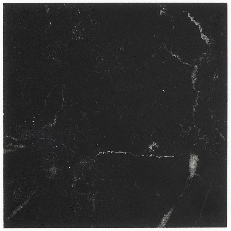 Carrelage en porcelaine mat 6 "x 6", Noir