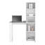 Bureau d'ordinateur avec 1 armoire et bibliothèque à 4 niveaux-1700974050
