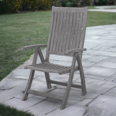 Chaise de terrasse en teck Hendrik