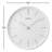 QXA765BLH Wall Clock, Brown-50516967