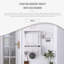 Meuble-lavabo flottant avec grand miroir
