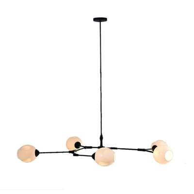 Lustre linéaire moderne à 5 lumières