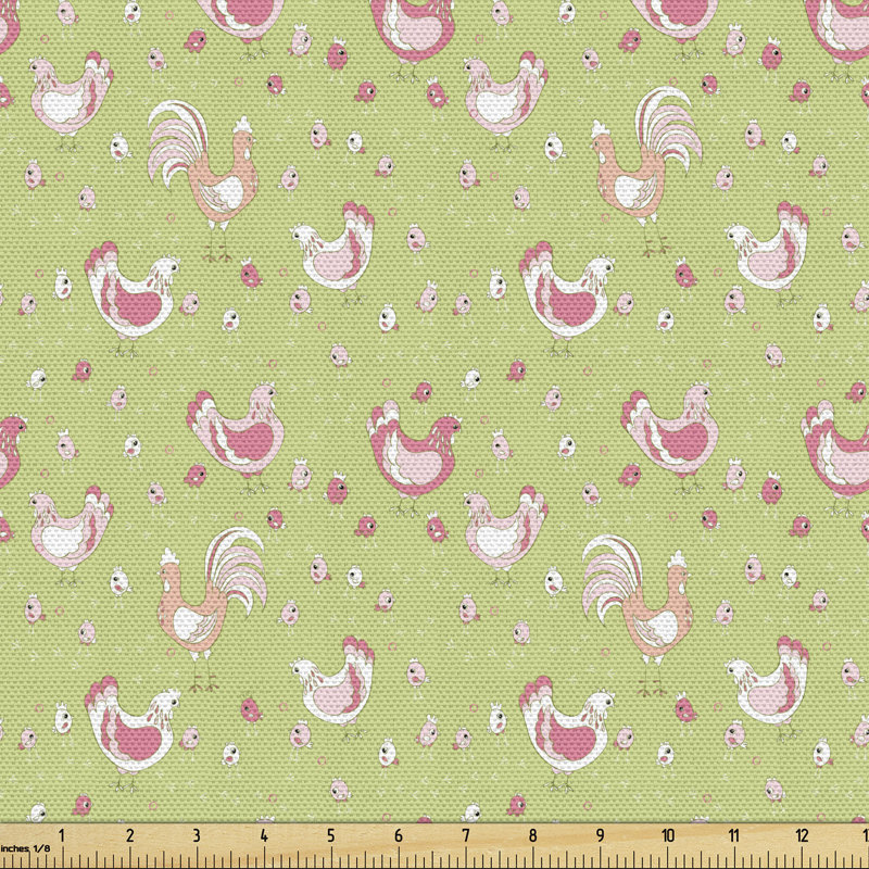 Lenita hicken and Rooster Fabric