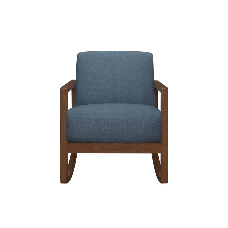 Chaise berçante Horae, Mélange de polyester bleu