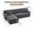 Chenille Fabric Modual combined sofa-1332505969