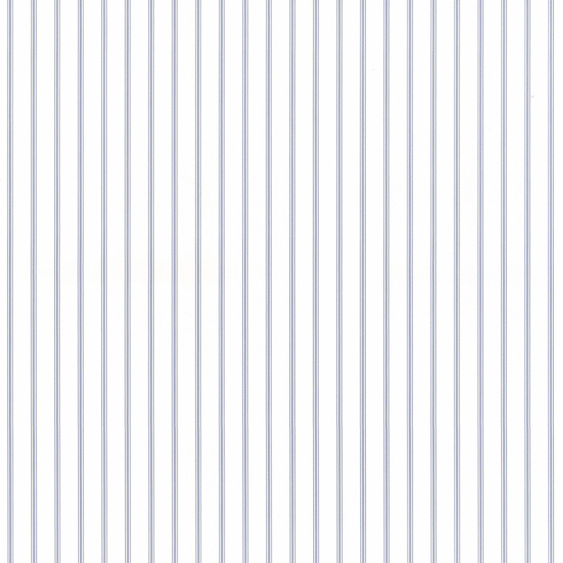 Dween 10m x 52.8cm Matte Wallpaper Roll, Blue/White