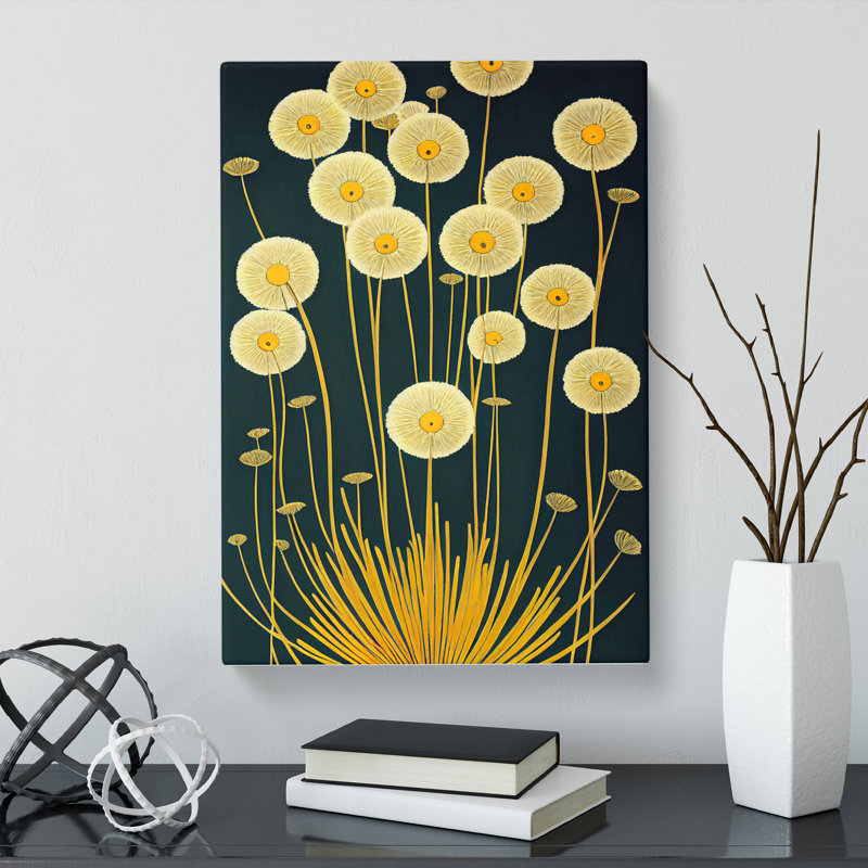 Dandelion Deco Style - Wrapped Canvas, 50cm H x 35cm W x 3cm D