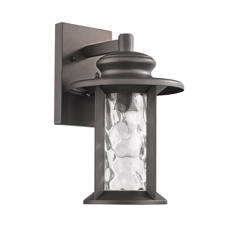 Dunneback Wall Light, Incandescent, 12" H" x 7.5" W x  8.5" D, Rubbed Bronze