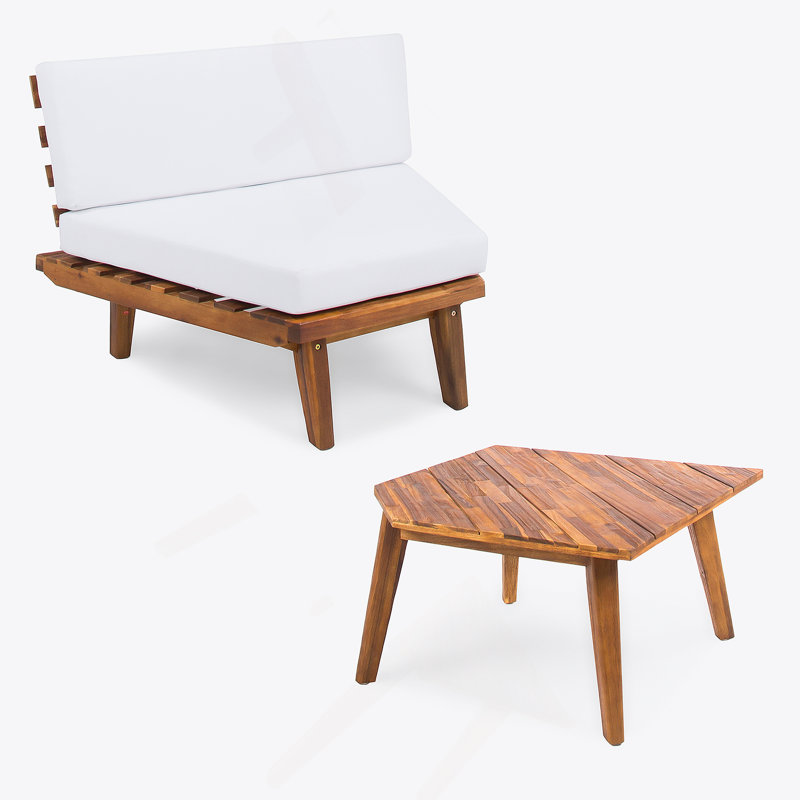 CANAPÉ CONER + TABLE