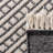 Brashear Hand Loomed Wool/Cotton Rug in Ivory/Black-731539988