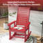 Chaise berçante d'extérieur Plumville-311768952