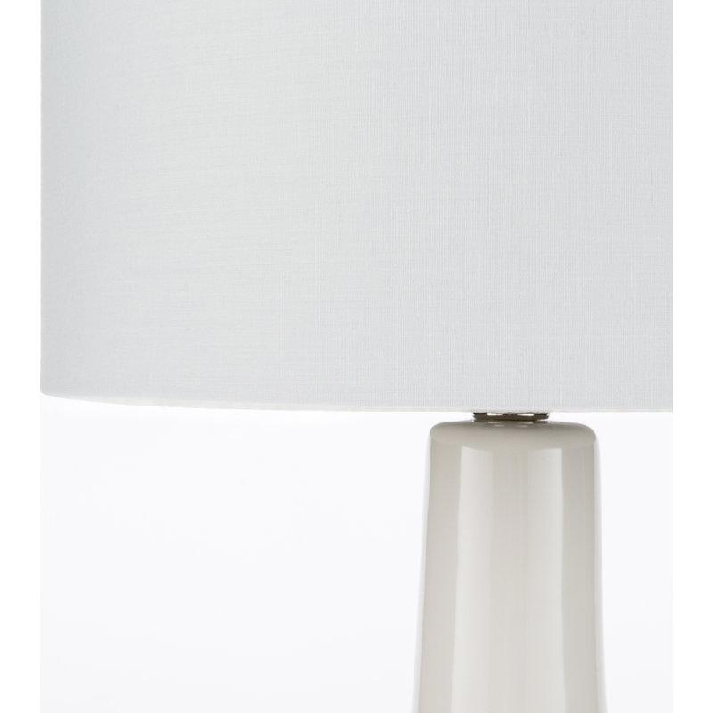 Lampe de table 25 po Aissatou, blanc