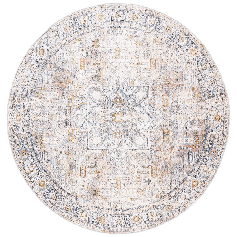 Gefell 600 Performance Southwestern Rug, Round 6'