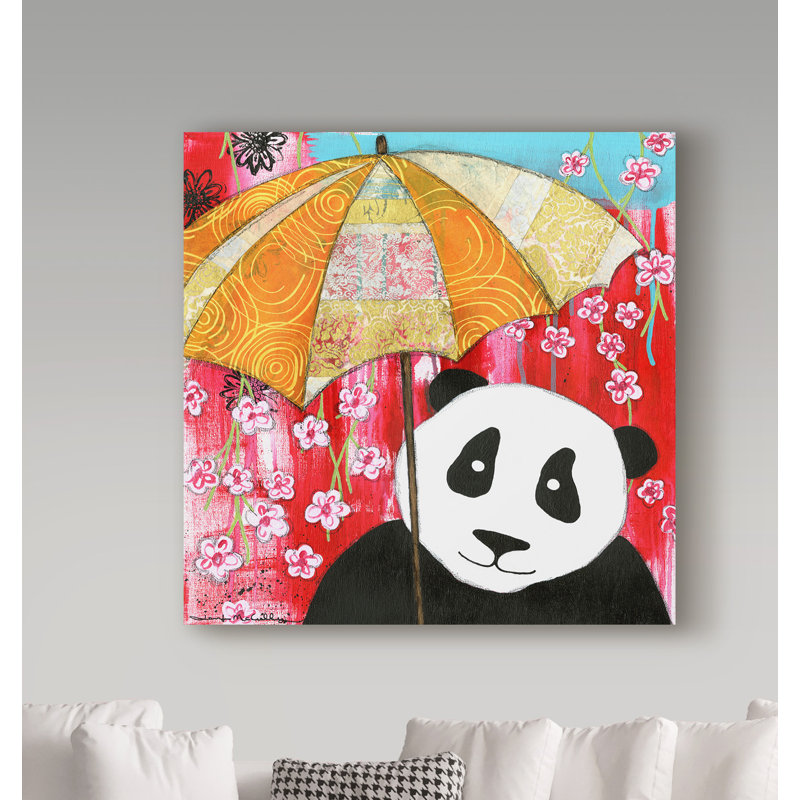 Art sur toile Huso «Panda», H 14 po x l 14 po x P 2 po