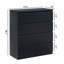 Modern 4-Drawer Dresser with Handle-Free Design - Space-Saving Storage Chest