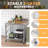 Prep Tables For Commercial Kitchen Steel Countertop With 2 Adjustable Tier Overshelves-111031357