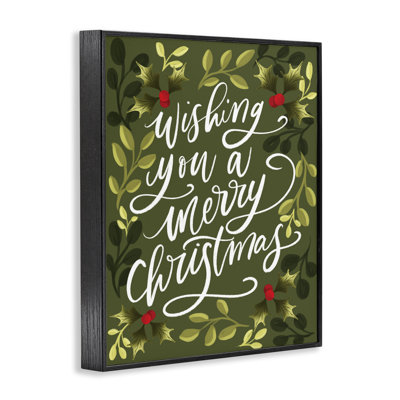 «W Wish You Merry Christmas», estampe numérique, design par Isabela Schielke