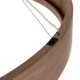 Lottie Single Light Wood Dimmable LED Chandelier
