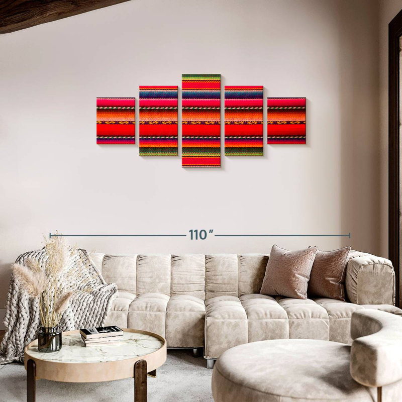 Peruvian Fabric, 34" H x 74" W