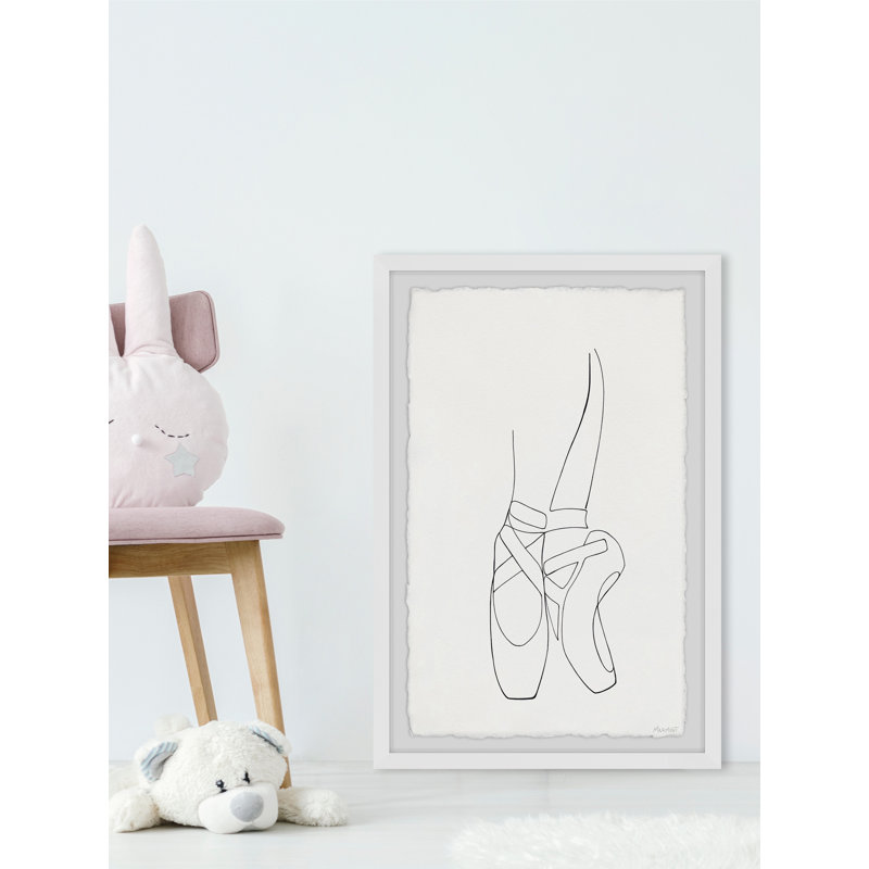 Drennon Basic Ballet - Single Picture Frame Painting, 30cm H x 20cm W