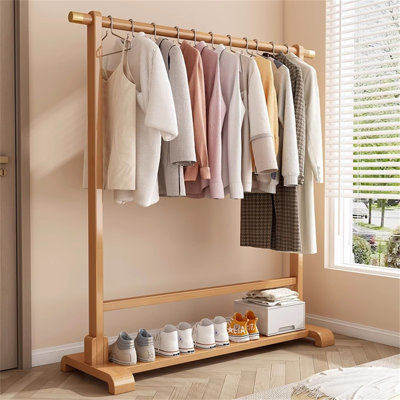 Nan Bamboo Art Clothes And Hat Stand