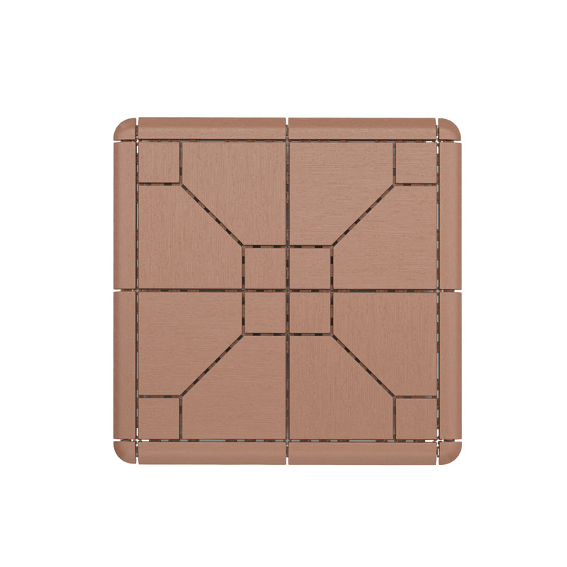 30.5 L x 30.5 W Interlocking Deck, Brown