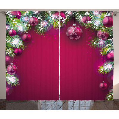 Semi-Sheer Rod Pocket Curtain Panels