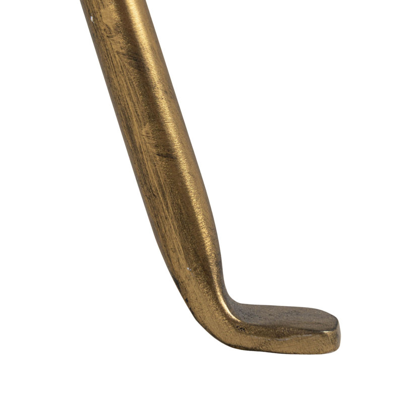 Metal Martini Cocktail Table, Gold