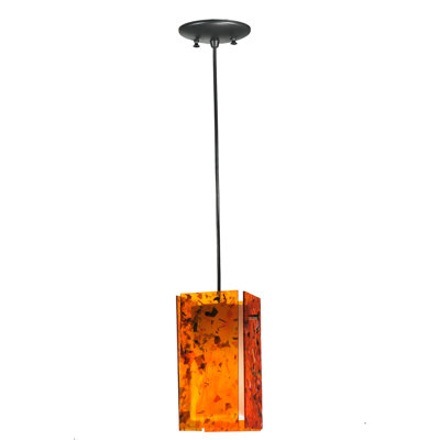 1 - Light Nickel Unique/Statement Pendant