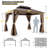 12' x 10' Metal Patio Gazebo-129948135