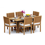 Maldives Outdoor - Piece Teak Dining Set