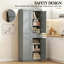 Grande armoire de rangement avec tablettes réglables-2055850090