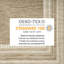 Tapis taupe / ivoire Nicole Miller-67637595