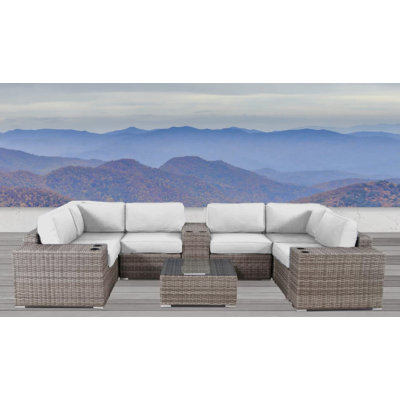 Lazaro Biles Fully Assembled 3 Piece Sectional Seating Group with Cushions