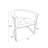 Boucle Fabric Side Chairs with Base-475665304-475665308