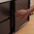 Modern Black Solid Wood TV Stands-1375438132