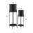 2-Piece Iron Pot Planter Set