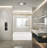 Kingston Brass 60-Inch Acrylic Rectangular 3-Wall Anti-Skid Alcove Tub With Tub Door, Hand Drain-108586725-108586726