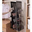 Paquet de 1 organisateur de sac à main suspendu pour garde-robe, organisateurs de rangement pour sac à main pour femme, porte-organisateur de sac à main, organisateur de sac à main pour garde-robe 8 poches à économie d'espace 41 L x 13,5 W (B-Noir)-118901052
